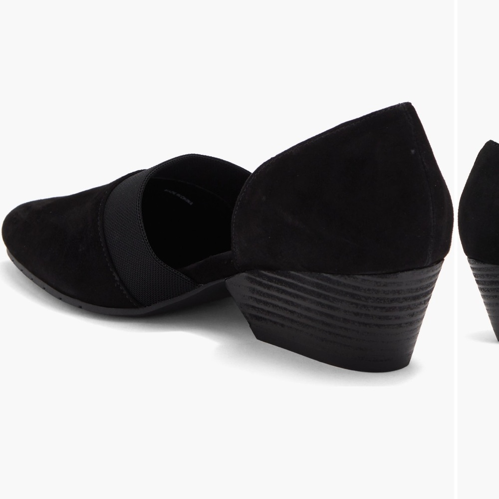 Eileen Fisher Women's Black Pointed Flats - Picture 5 of 6